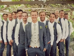 結婚西裝應該按婚禮風格來選擇